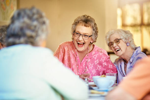 istock Having fun in the retirement home 680410752