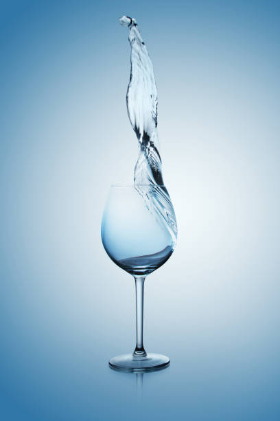 istock Water Splash in Wine Glass. 680411884