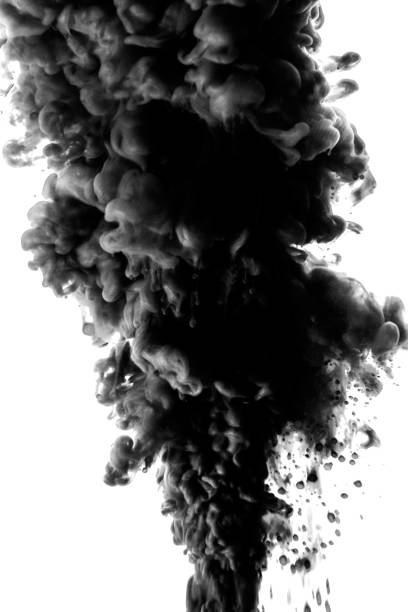 istock black ink in water isolated on white background 680412630