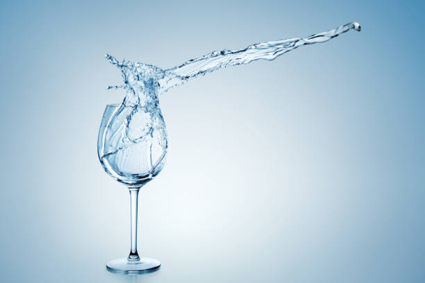 istock Water Splash in Wine Glass. 680413060