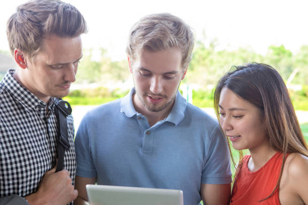 istock Concentrated students reading education news 680415714