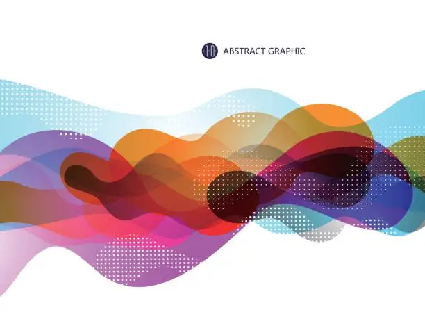 Vector illustration of Bubble like abstract graphic design, background.