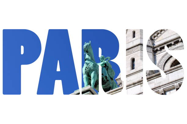 istock Word PARIS over Sacre Coeur Basilica 680427918