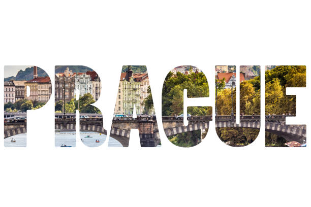 istock Word PRAGUE over city symbols. 680431118
