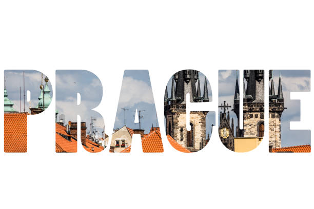 istock Word PRAGUE over city symbols. 680431134