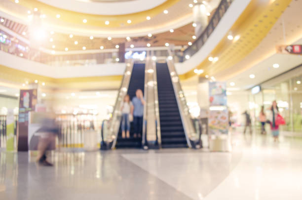 istock Blur the people in shopping mall. 680436744