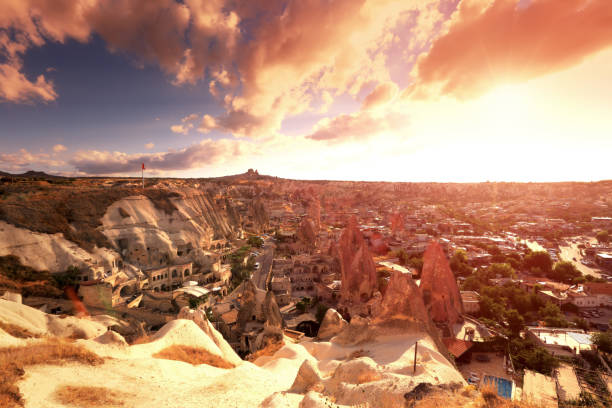 istock Ancient Goreme town and castle of Uchisar 680444808