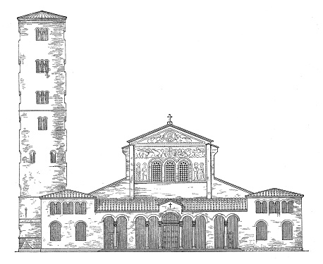 Illustration of  The Basilica of Sant' Apollinare in Classe