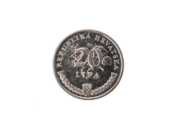 istock Old used and worn out 20 lipa coin. 680463482