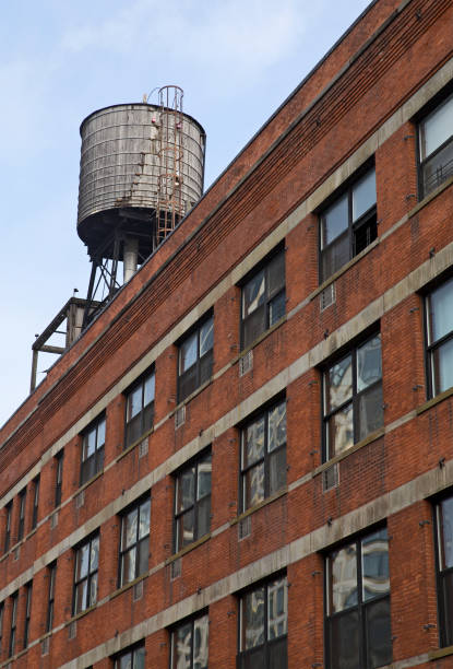 istock Water tower in New York 680464990