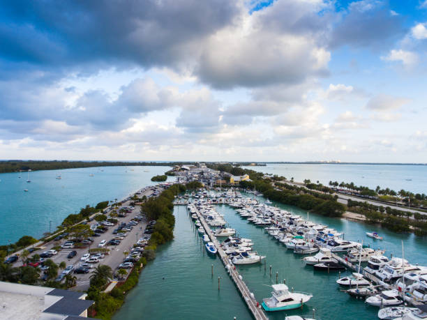 istock Downtown Miami City Harbor  in Florida USA 680472382