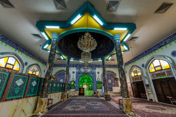 istock Interior of the Iranian mosque in Dubai, Satwa district 680475426