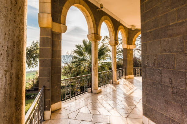 istock Sea view from the colonnade 680482750
