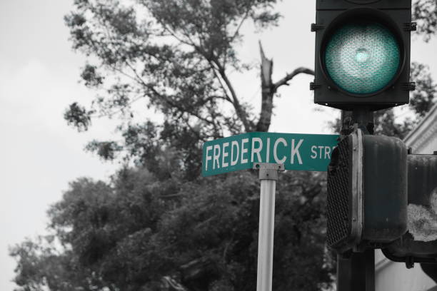 istock Nassau Bahamas- Street sign 680485900