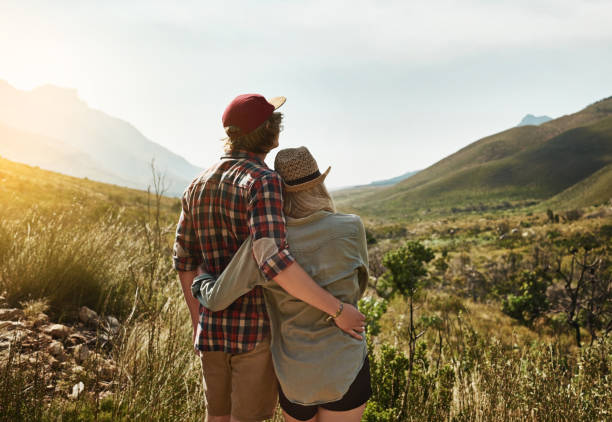 istock Climb a mountain to get to the good life 680486424