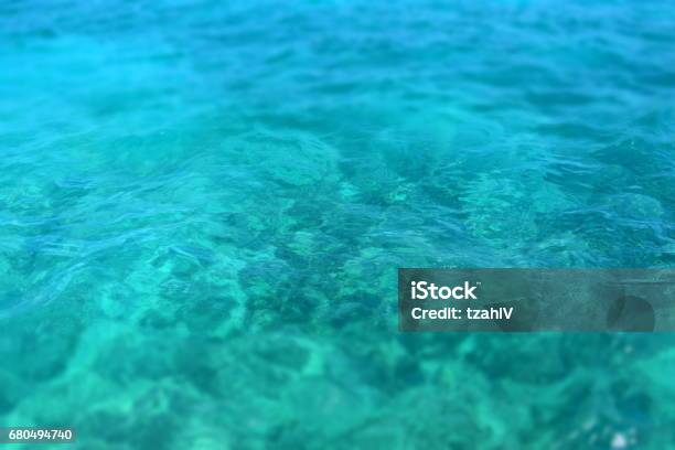 Looking Down At Clear Water Stock Photo - Download Image Now - Water, Aerial View, Sea