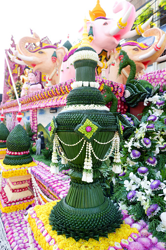 Flower decoration from Chiang Mai Flower Festival, Thailand