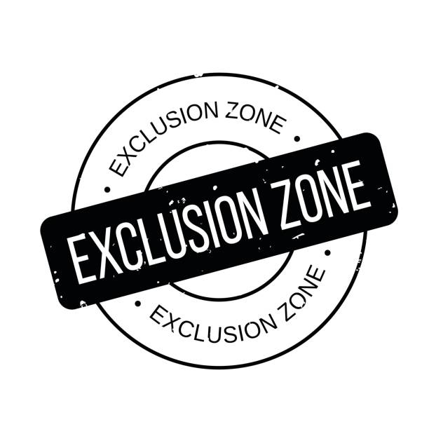 Exclusion Zone Rubber Stamp Stock Illustration - Download Image Now ...