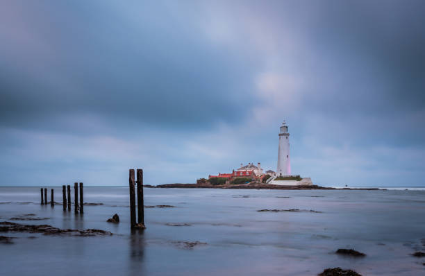 istock Wooden Pillars at St Mary's Lighthouse 680510650