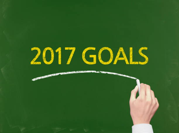istock 2017 Goals - Business Chalkboard Background 680511046