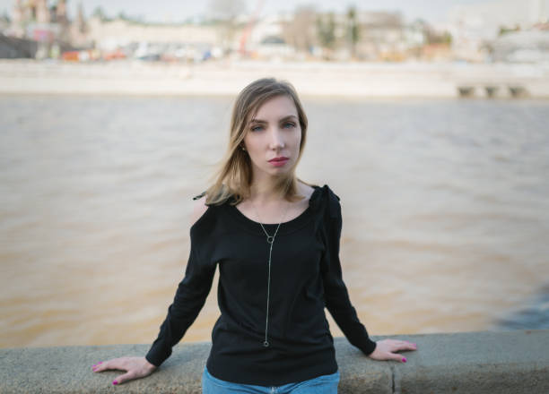 istock Woman with blue eyes. 680514134