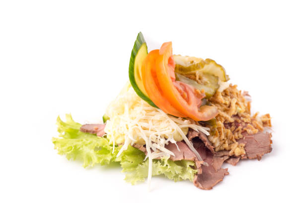 istock Danish specialties and national dishes, high-quality open sandwich 680515542