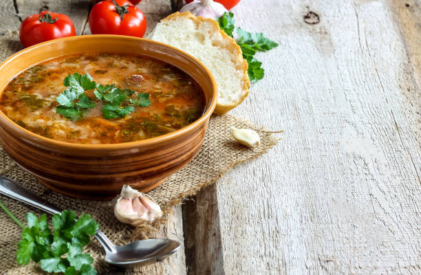 istock Georgian soup Kharcho 680535320
