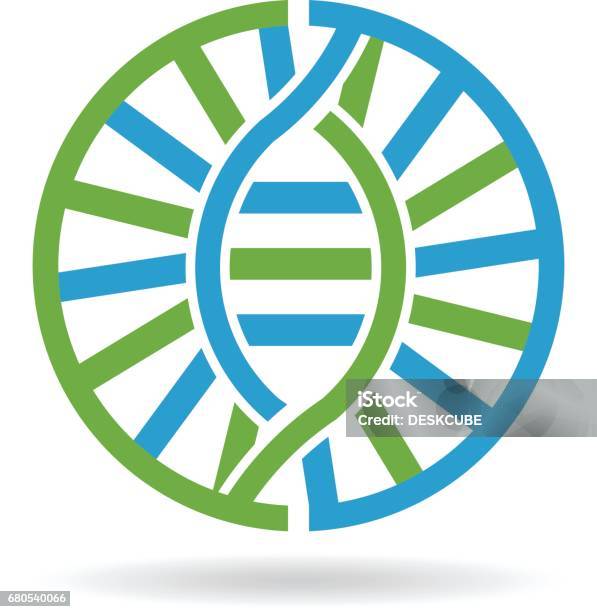 Dna Cell Icon Vector Graphic Design Stock Illustration - Download Image Now - Abstract, Biochemistry, Biological Cell