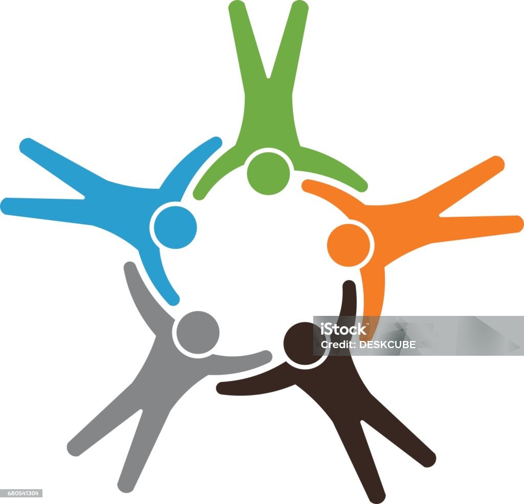Unity People Vector Graphic Stock Illustration - Download Image Now ...