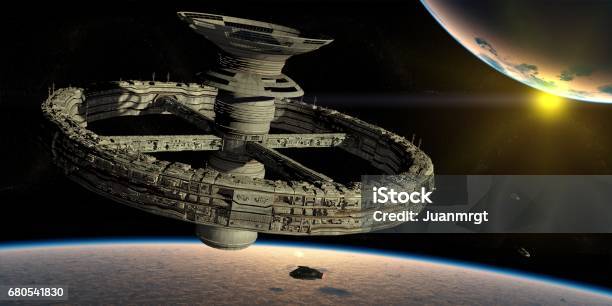 Space Station Stock Photo - Download Image Now - Horizontal, No People, Panoramic