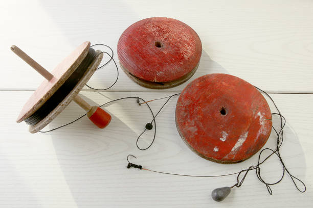 istock Fishing supplies handmade. 680547058