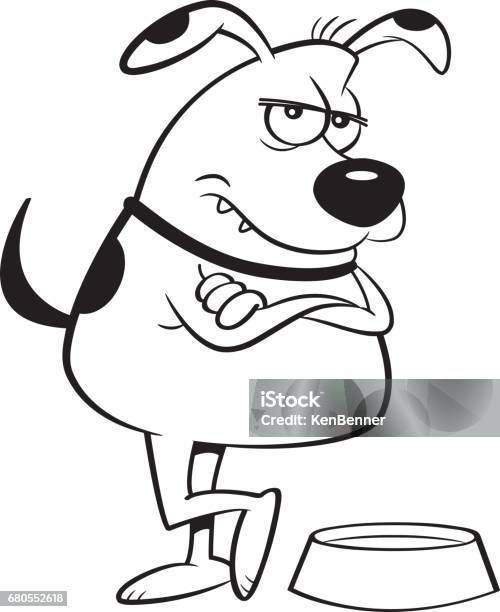 Cartoon Mad Dog Stock Illustration - Download Image Now - Anger, Animal, Canine - Animal