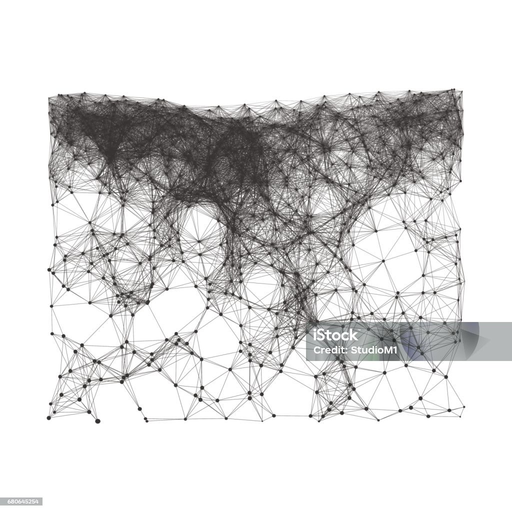 Connection Visual Image Connection Structure Vector Illustration Stock Illustration - Download ...