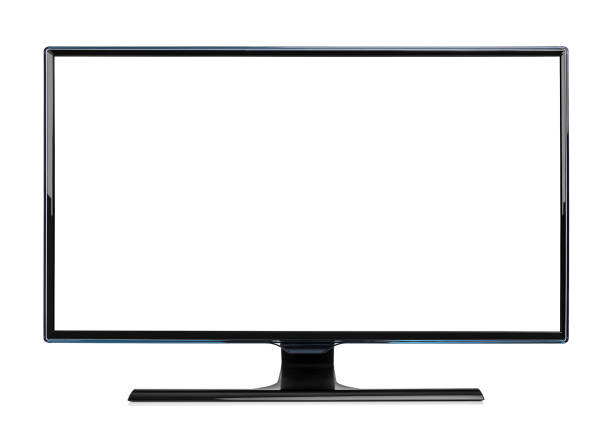 istock Computer monitor isolated on white background. 680646648