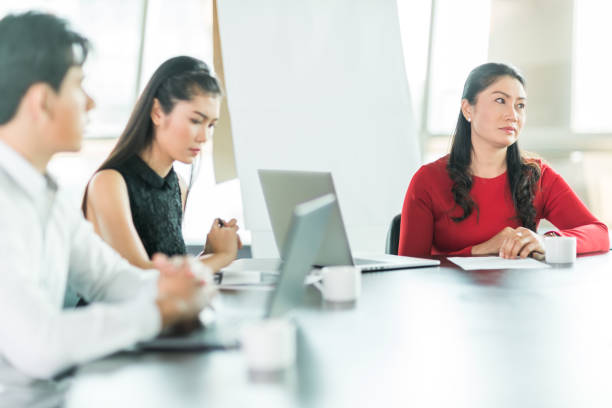 istock White collar worker discuss the details of the project 680657704