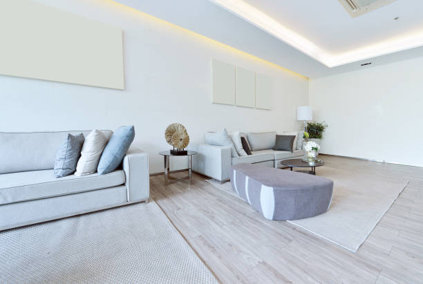 istock white luxury modern living interior and decoration, interior design 680667750
