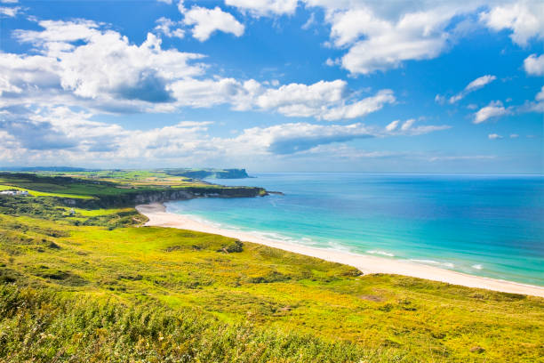 istock Irish landscape in northern Ireland (County Antrim - United Kingdom) 680672068