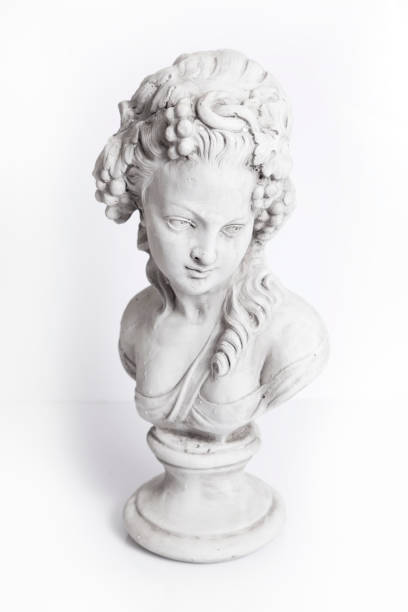 istock woman sculpture on white background 680675940