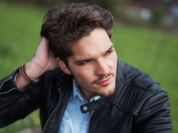 istock Young trendy man in nature 680679924