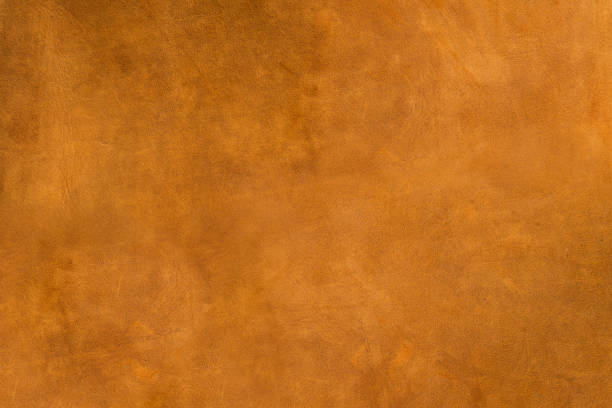istock Natural brown leather texture background. Abstract vintage cow skin backdrop design. 680683388
