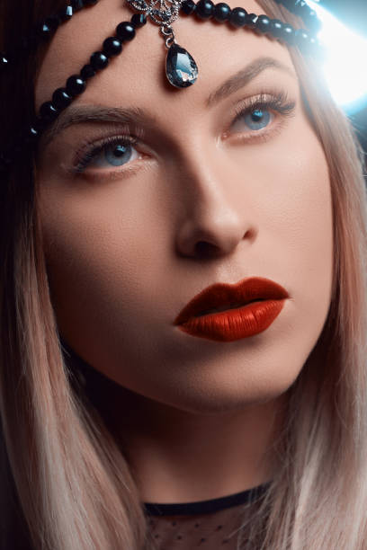 istock retro elegant blond hair woman 680684098