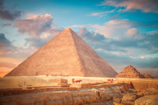 istock pyramids of Giza, in Egypt. 680692004