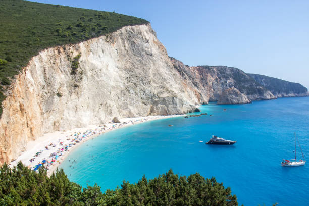 istock Porto Katsiki beach in Lefkada, Greece 680693892