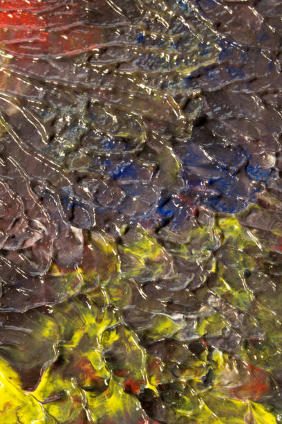 istock Wet Abstract Painted Vein Color Background 680694546