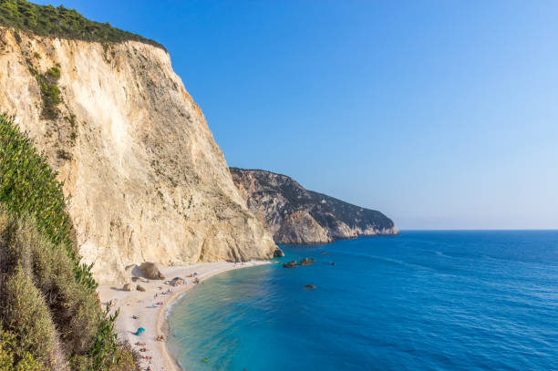 istock Porto Katsiki beach in Lefkada, Greece 680694740