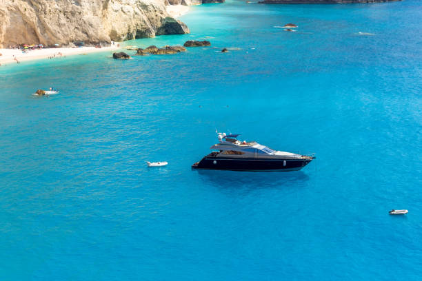 istock Porto Katsiki beach in Lefkada, Greece 680702950