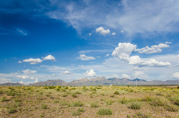 istock Organ Mountains in Las Cruces, New Mexico with sky 680706280