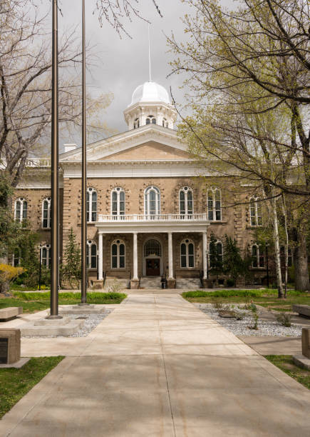 istock Nevada State Capitol building entrance in Carson City 680707264