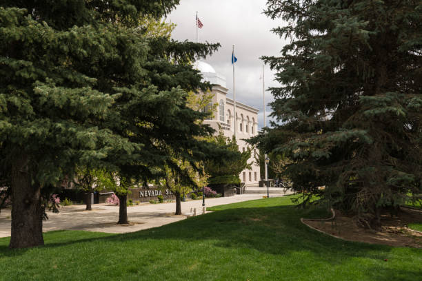 istock Nevada State Legislature building entrance in Carson City 680707728