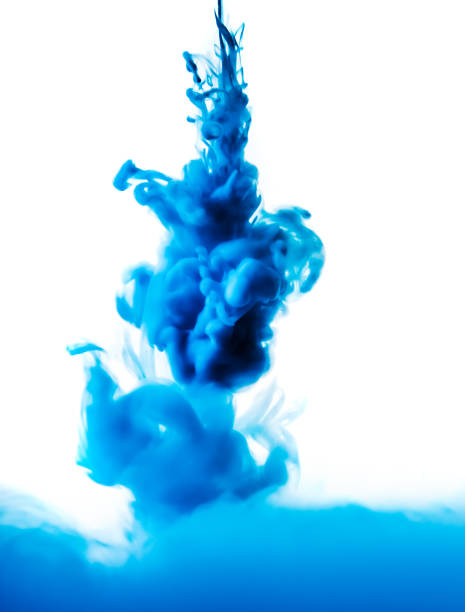 istock blue ink in water isolated on white background 680719234